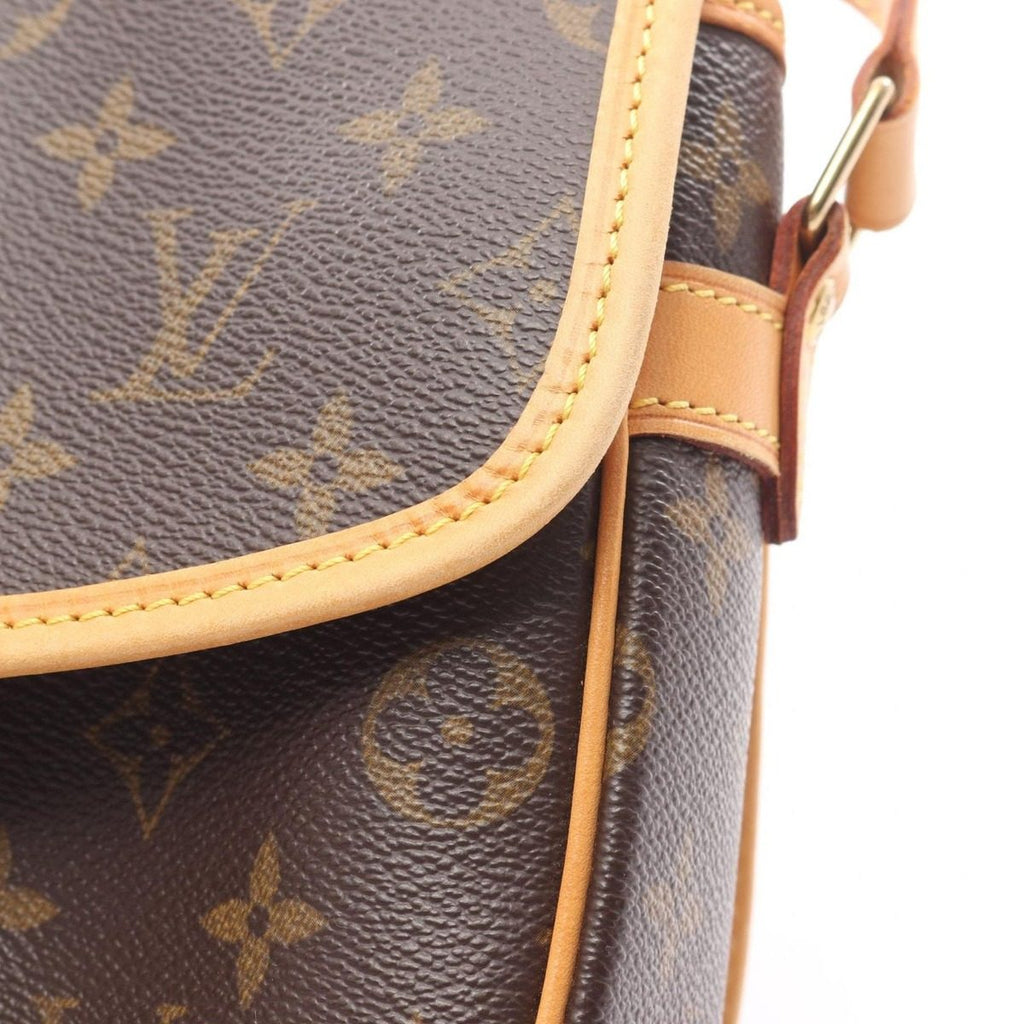 Louis Vuitton Shoulder Bag Sologne Canvas Leather — view 7