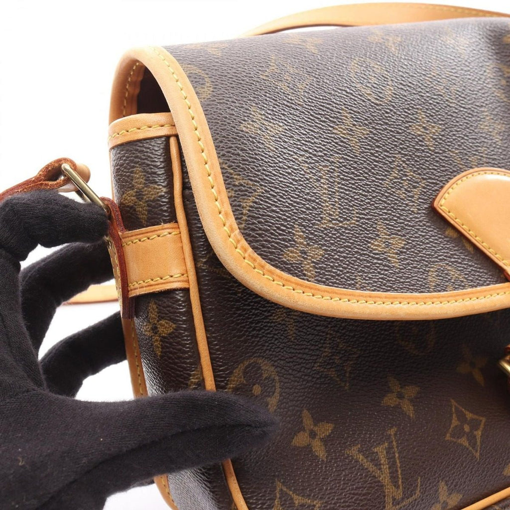 Louis Vuitton Shoulder Bag Sologne Canvas Leather — view 9