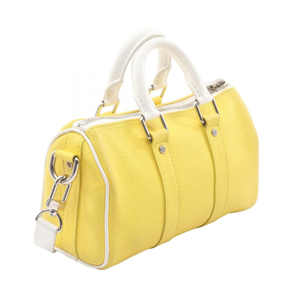 Louis Vuitton Handbag Keepall XS Everyday LV Leather Yellow White — view 2