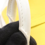 Louis Vuitton Handbag Keepall XS Everyday LV Leather Yellow White — view 8