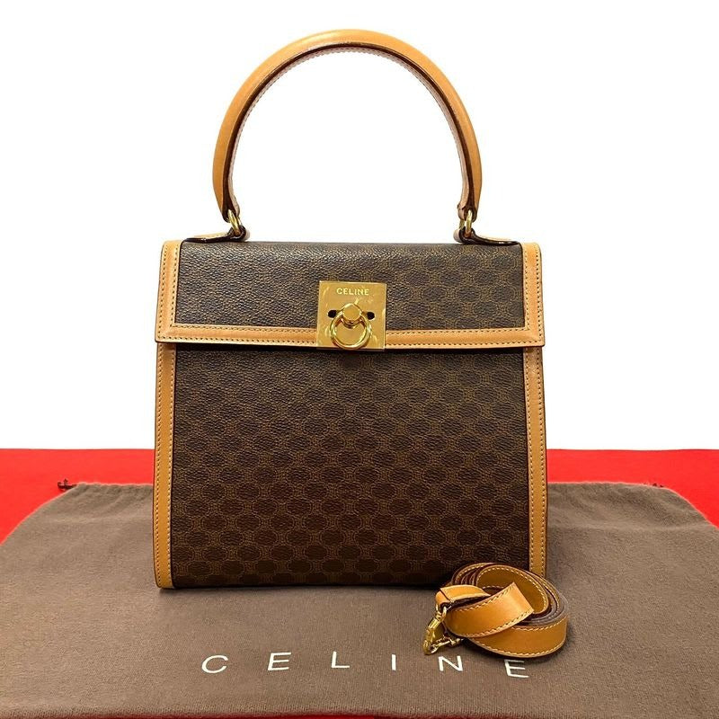 Celine Macadam Blason Triomphe Pattern Logo Ring Hardware — view 2