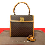 Celine Macadam Blason Triomphe Pattern Logo Ring Hardware — view 2