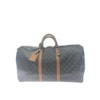 Louis Vuitton Boston Bag Monogram Keepall 55 Brown