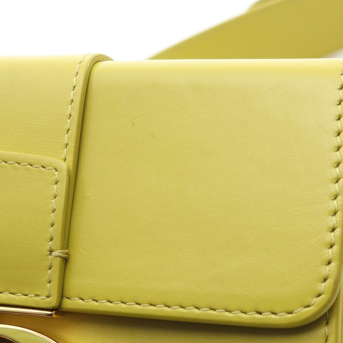 Dior Shoulder Bag 30 Montaigne Box Yellow Green Leather — view 8