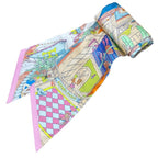 Hermes Scarf Maxi Twill Grand Prix of Faubourg Ugo Gatto Ni