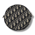 Christian Dior Oblique Baby Ball Mini Shoulder Bag Trotter Pattern Circle Round — view 3