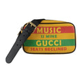 Gucci Belt Bag Waist Leather Yellow Multicolor Gold Hardware SONY