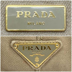 Prada Tote Bag Canapa Beige — view 8