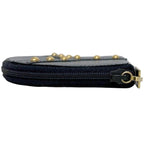 Yves Saint Laurent Coin Case Black Purse Leather — view 3