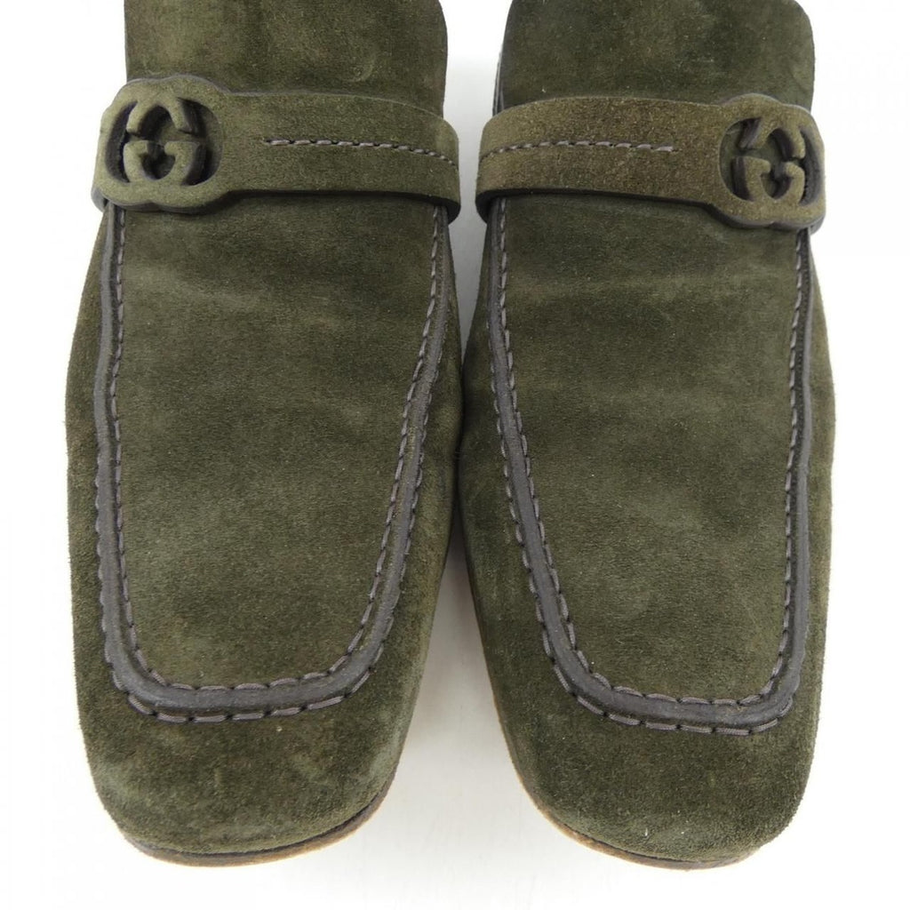 Gucci Shoes Suede Khaki — view 7