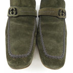 Gucci Shoes Suede Khaki — view 7