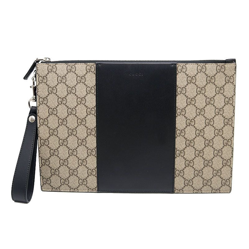 Gucci Clutch Bag GG Supreme Black