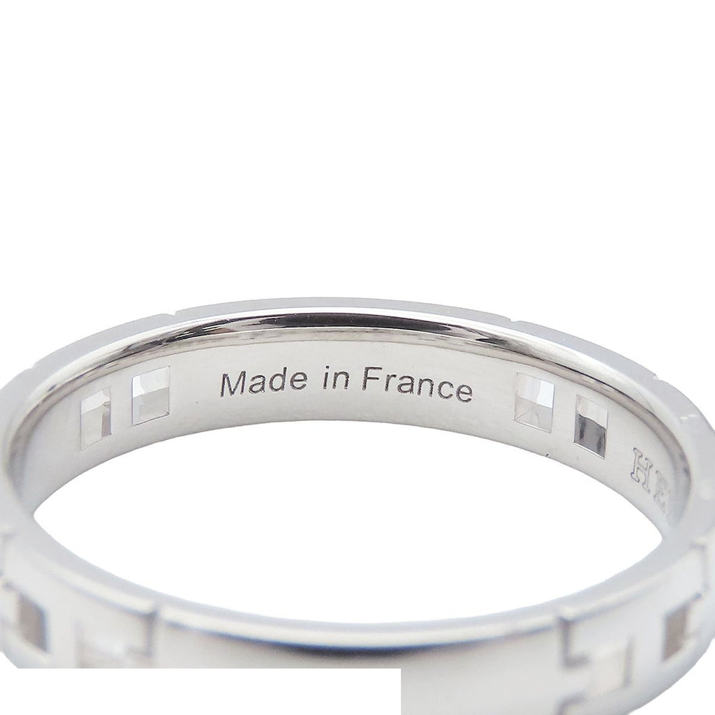 Hermes Hercules White Gold 18k 52 Ring — view 7