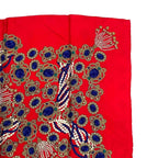 Chanel Scarf Silk Pattern Red — view 3