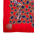 Chanel Scarf Silk Pattern Red — view 4
