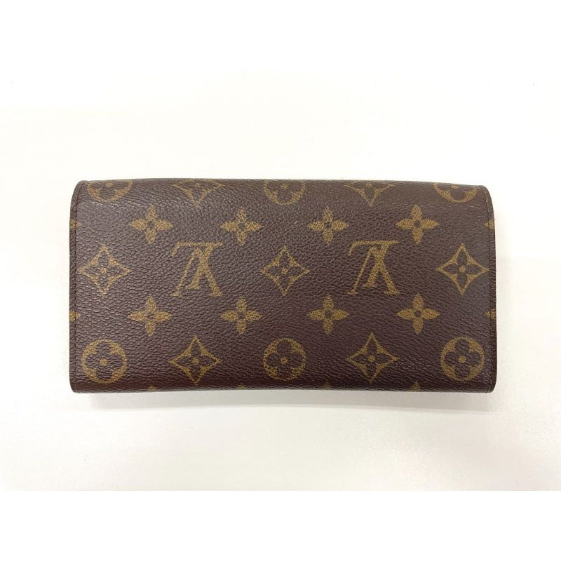 Louis Vuitton Monogram Portefeuille Emilie Zipper Long Wallet Brown — view 2