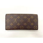 Louis Vuitton Monogram Portefeuille Emilie Zipper Long Wallet Brown — view 2