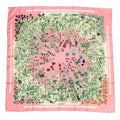 Hermes Scarf Carre 90 la Prairie Meadow Flower Butterfly Pink