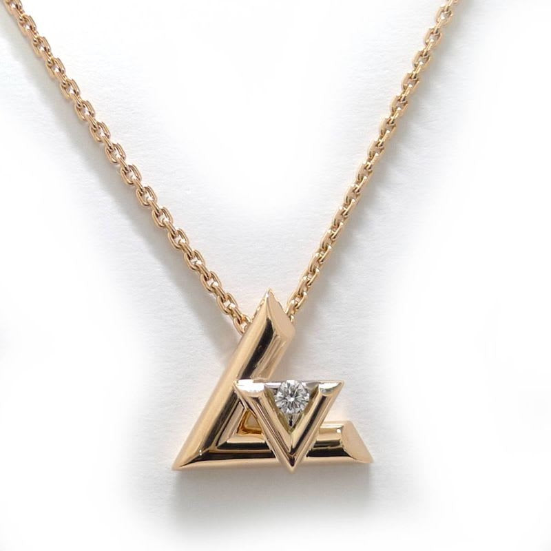 Louis Vuitton Necklace Pendentif Volt One PM 750 PG 18K Pink — view 2