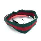 Gucci Sherry Line Cotton Sun Visor Hat Red Greene — view 2
