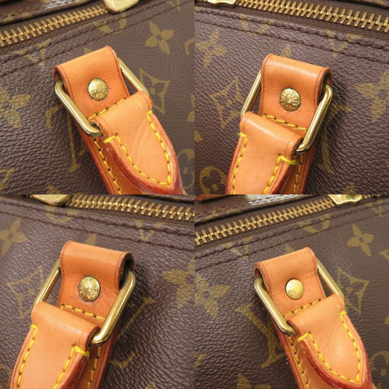 Louis Vuitton Keepall 55 Monogram Canvas Brown Boston Bag — view 8