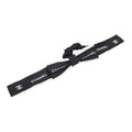 Chanel Coco Mark Logo Ribbon Chouche Hair Accessory Black White Silk