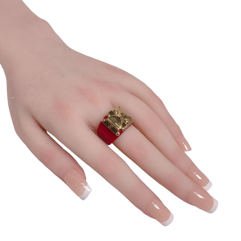 Louis Vuitton L Size Plastic GP Ring Red — view 4