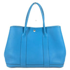 Hermes Garden Party PM Tote Bag 36 Negonda Blue