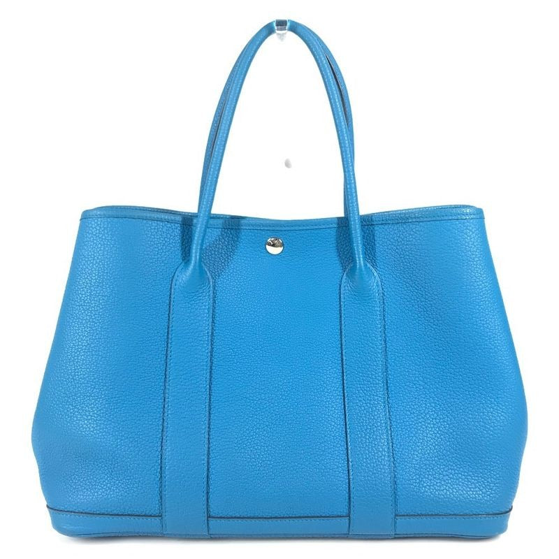 Hermes Garden Party PM Tote Bag 36 Negonda Blue