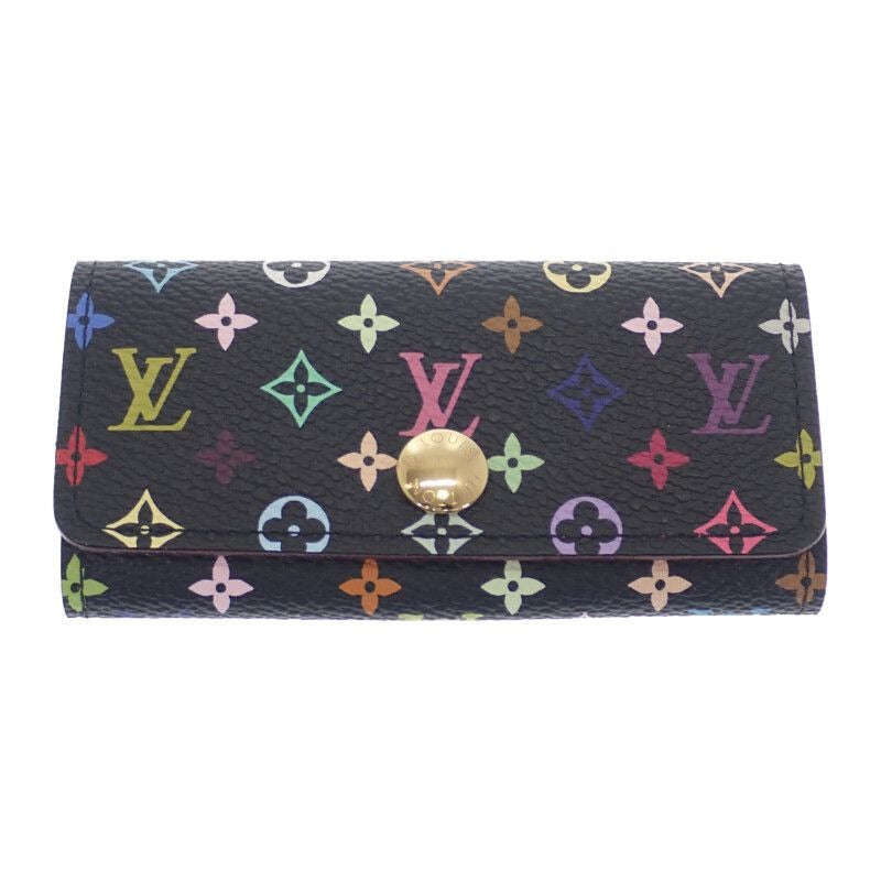 Louis Vuitton Multicolor Multicles 4 key Case Monogram Black Grenade
