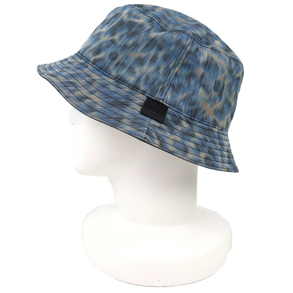 Dior Parley Homme Leopard Pattern Bucket Hat Blue M Large Recommended — view 2