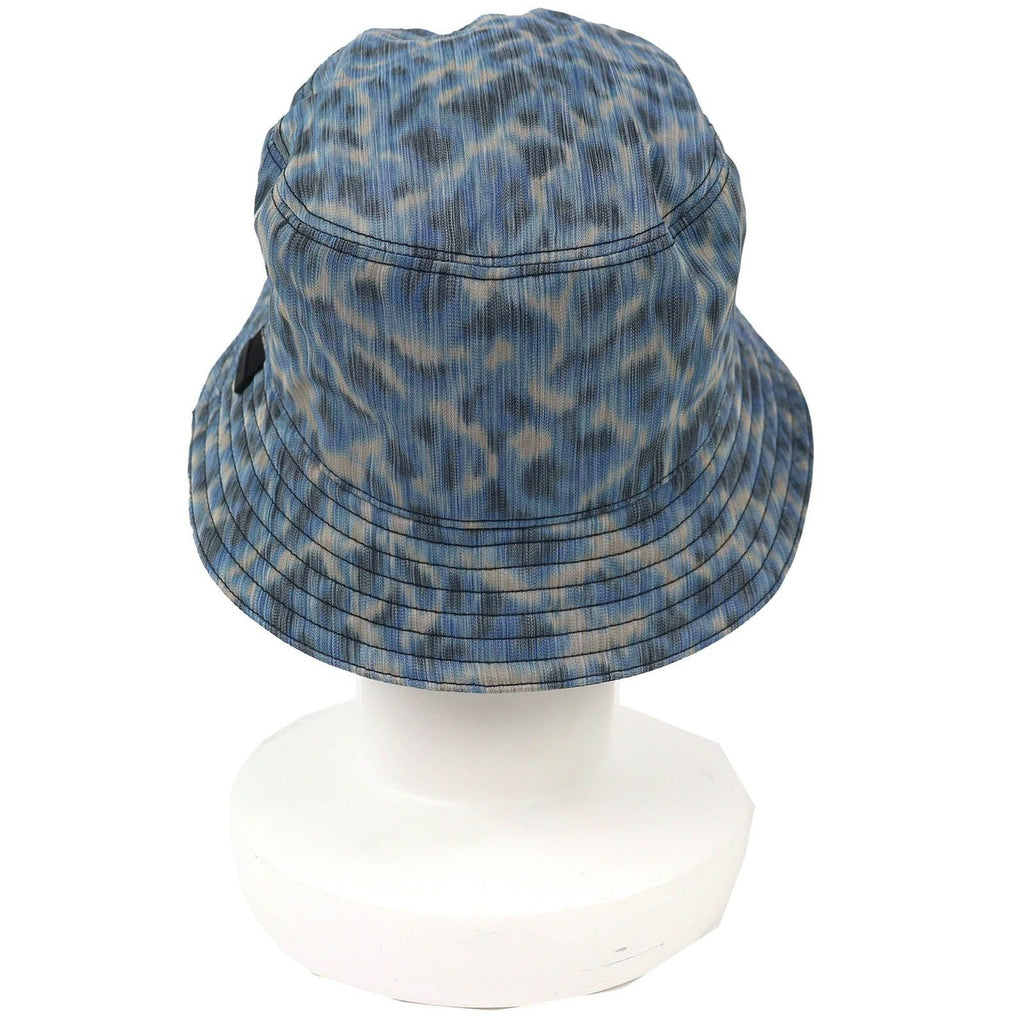 Dior Parley Homme Leopard Pattern Bucket Hat Blue M Large Recommended — view 4