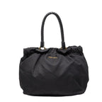 Prada Tote Black Nylon Leather