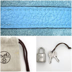 Hermes Handbag Picotin Lock PM Light Blue Jean — view 9