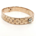 Louis Vuitton Cuff Nanogram Bracelet S Size Plated Silver Pink