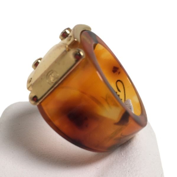 Louis Vuitton M Size Ring Burg Lock Me Brown — view 3