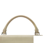 Celine Leather Trapeze 2-Way Shoulder Bag Black Khaki Red Strap — view 8