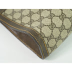 Gucci Vintage Sherry Line GG Supreme Clutch Beige — view 4