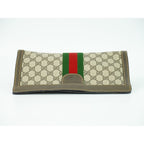 Gucci Vintage Sherry Line GG Supreme Clutch Beige — view 5