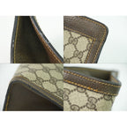 Gucci Vintage Sherry Line GG Supreme Clutch Beige — view 8