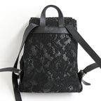 Saint Laurent Rucksack Festival Backpack Lace Black Fringe — view 3