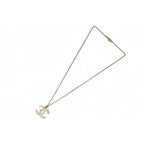 Chanel Coco Mark CC Rhinestone Vintage Gold B12 — view 4