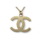 Chanel Coco Mark CC Rhinestone Vintage Gold B12 — view 5