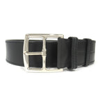 Hermes Martin Margiela Era Etriviere Leather Wide Belt 70 cm Black