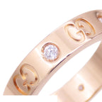 Gucci Icon Ring Pink Gold 18k Diamond — view 2