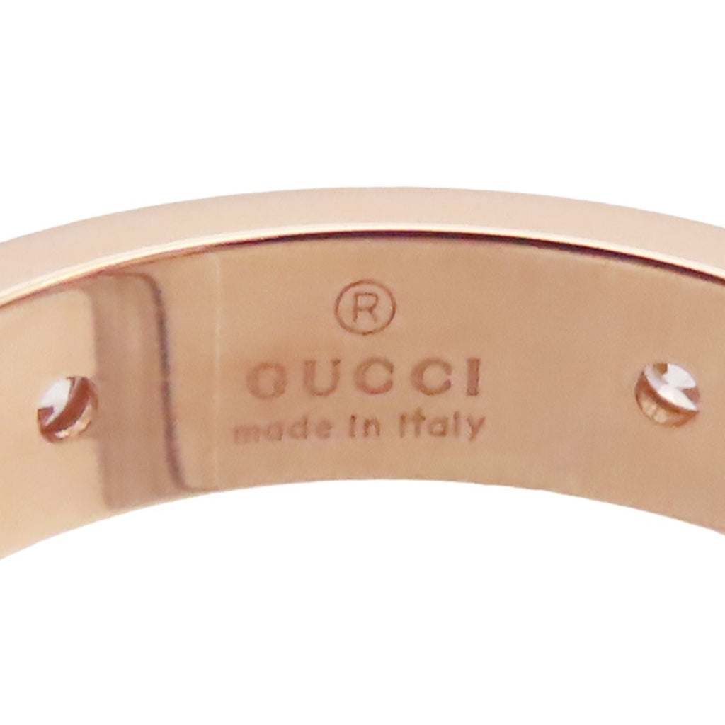 Gucci Icon Ring Pink Gold 18k Diamond — view 6