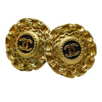 Chanel Vintage Coco Mark Gold Plated — view 2