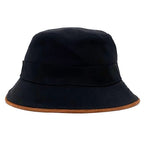 Hermes Bucket Hat Black Brown Buckeye Size 57 — view 4