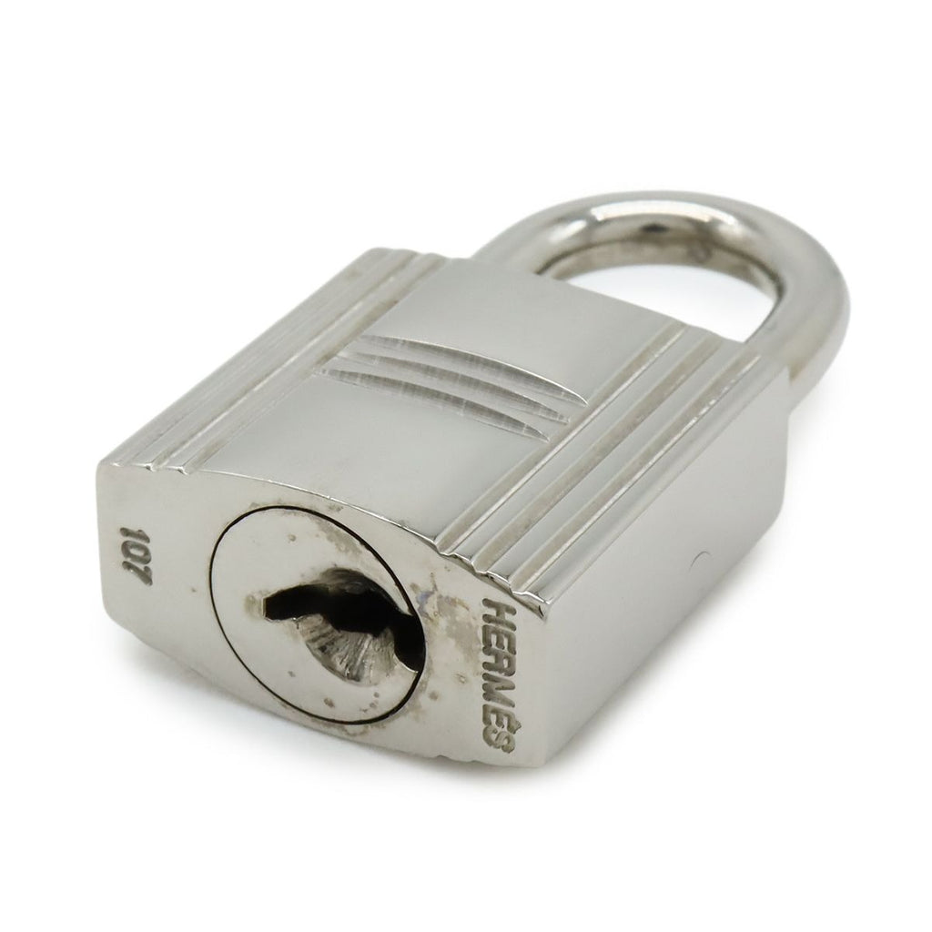 Hermes Cadena Padlock Key with Metal Silver — view 4