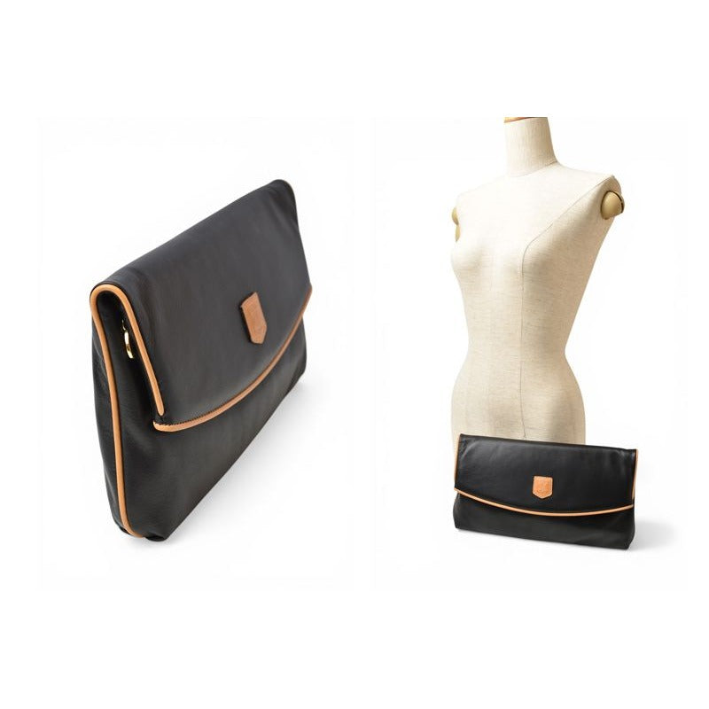 Celine Clutch Pouch Vintage Triomphe Black — view 2